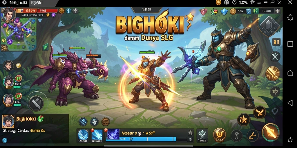 Tampilan menarik dari gameplay BIGHOKI yang seru.
