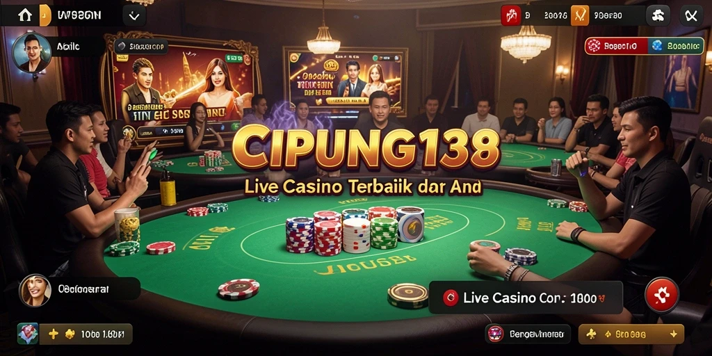Tangkapan layar dari gameplay Live Casino di CIPUNG138