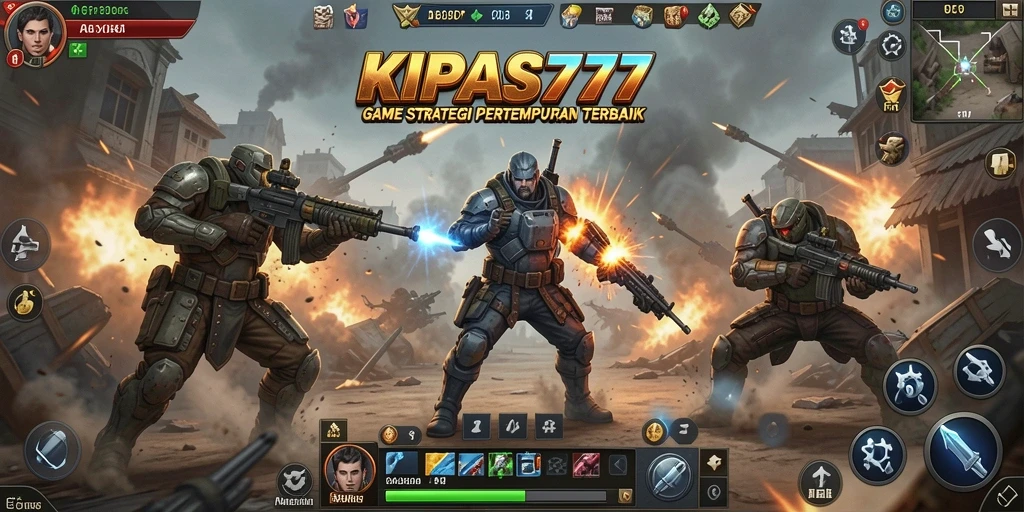 Tampilan gameplay KIPAS777 dengan pertempuran yang seru dan strategi yang mendalam.