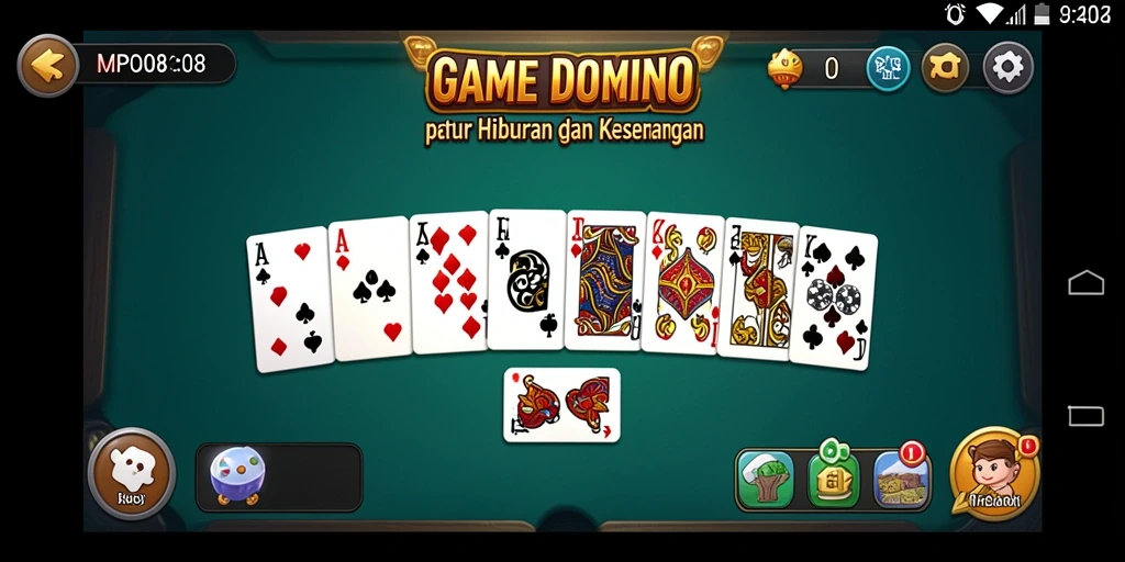 Tampilan gameplay seru dalam game Domino MPO08.