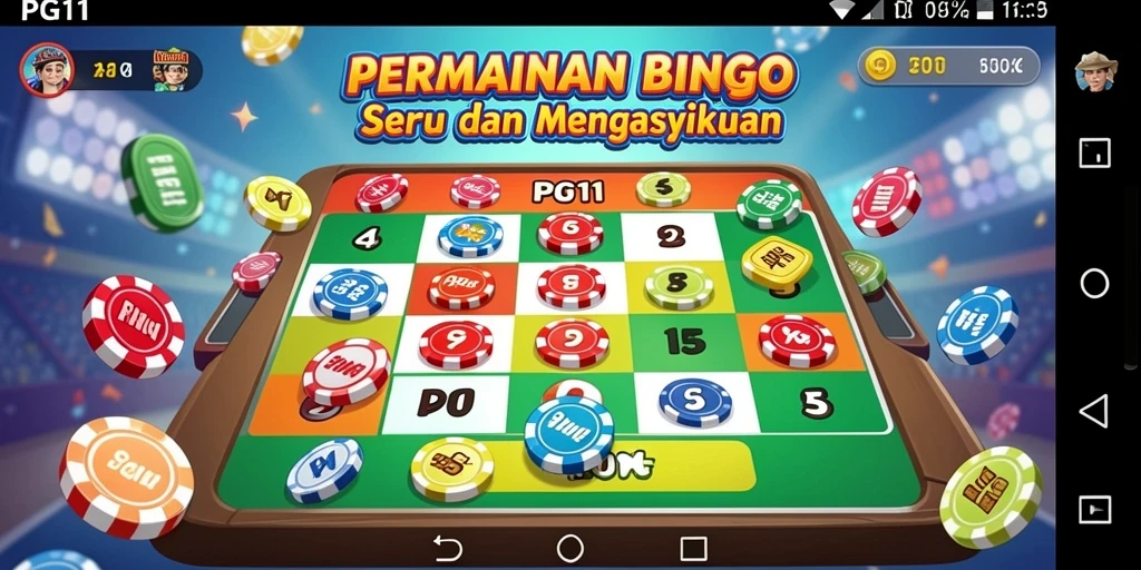 Screenshot PG11 menampilkan gameplay Bingo yang mendebarkan dan penuh aksi.