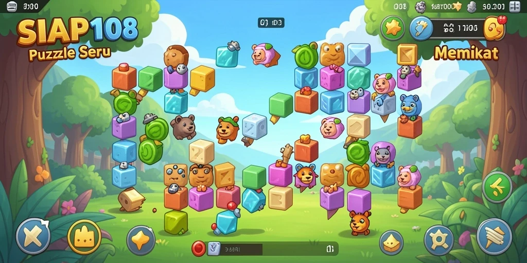 Tangkap layar gameplay <strong>SIAP108</strong> yang penuh dengan tantangan puzzle menarik.